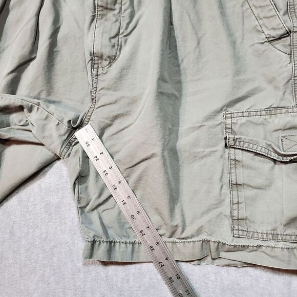 Tommy Bahama Shorts Men XL Green Gray Cargo Relaxed Fit Flat Front Elastic Waist - Picture 5 of 12